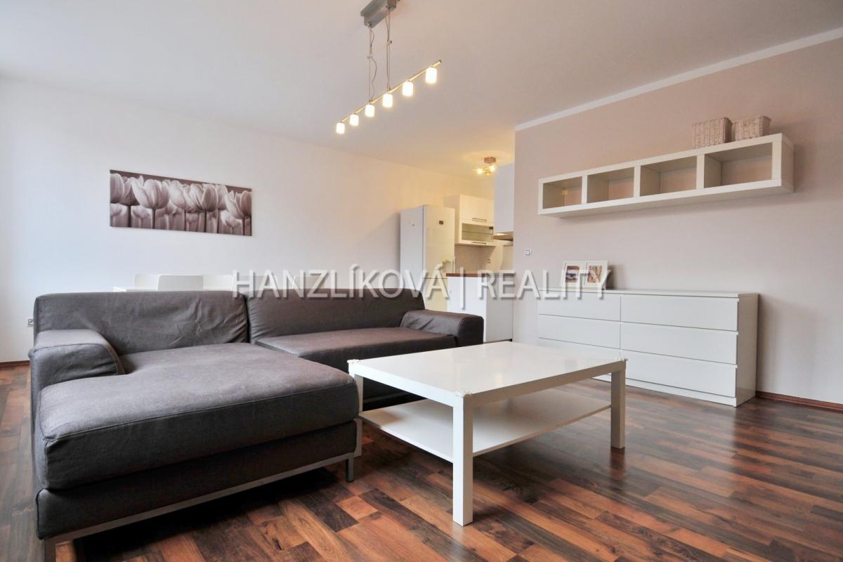 Obývací pokoj, pronájem bytu 2+kk, Riegrova, České Budějovice