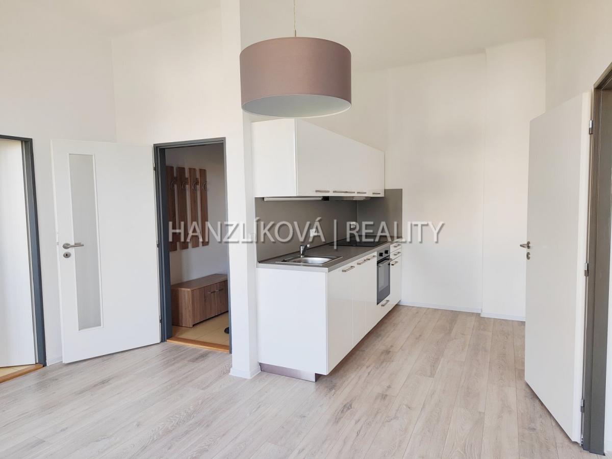 Obývací pokoj s kuchyní, pronájem bytu 2+kk, Fráni Šrámka, České Budějovice