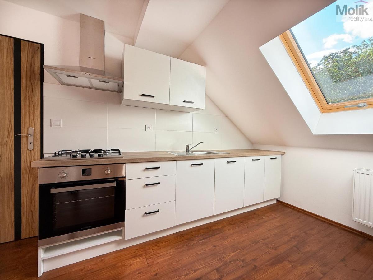 Pronájem, podkrovní byt 1+1, 42 m2, Osek, ul. Tovární