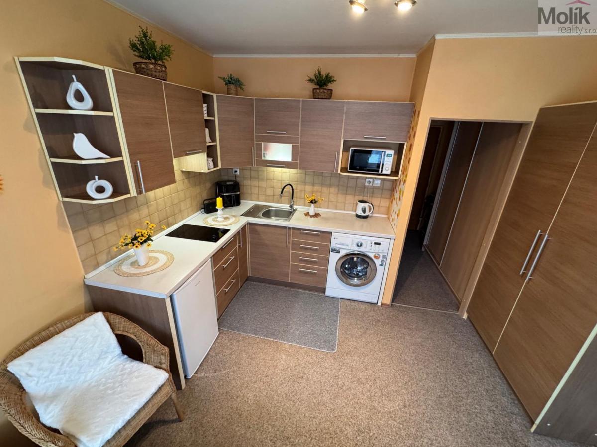 Most, pronájem zrekonstruovaného, vybaveného bytu 1+1, Marš. Rybalka, 35,5 m2, DR