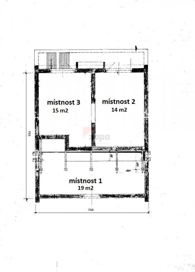 pronájem skladových prostor-samostatná místnost 14 m2 výška stropu 4m  Praha 9 Střížkov bez provize