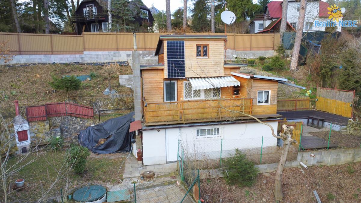 Prodej celoroční chaty 56m2 Jílové u Prahy - Luka pod Medníkem