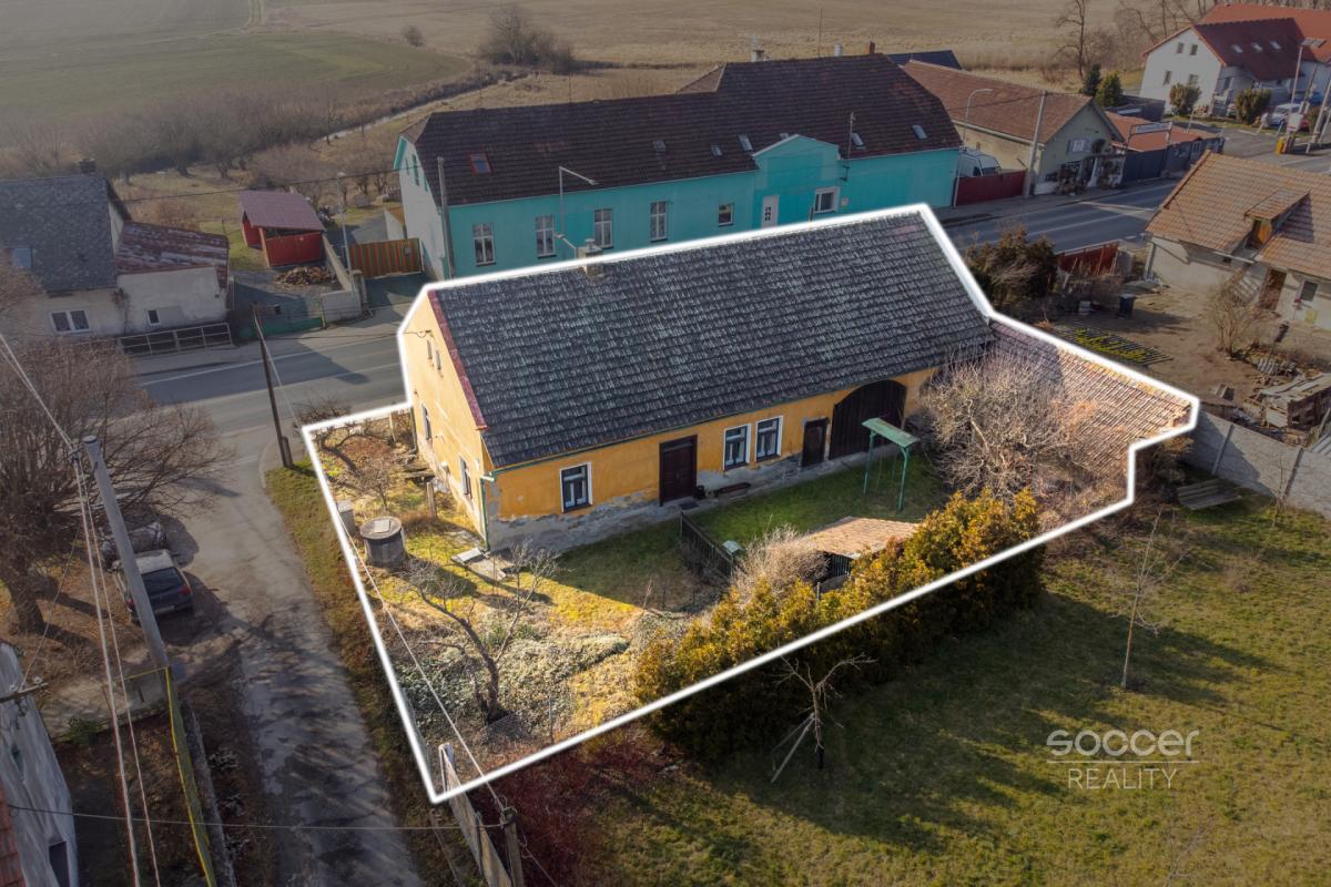 Prodej rodinného domu 4+kk/Stodola/zahrada, Kly, Dolní vinice.