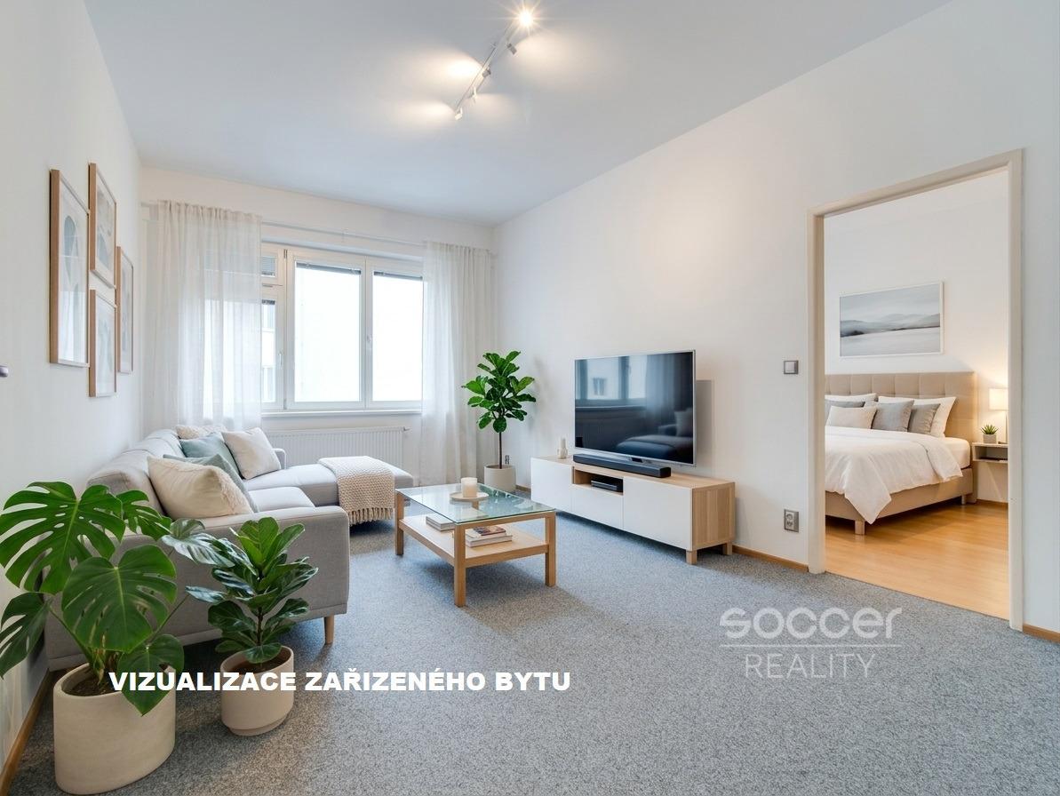 Pronájem bytu 3+1 + hala + šatna + 2x koupelna (celkem 97 m²) na Václavském náměstí