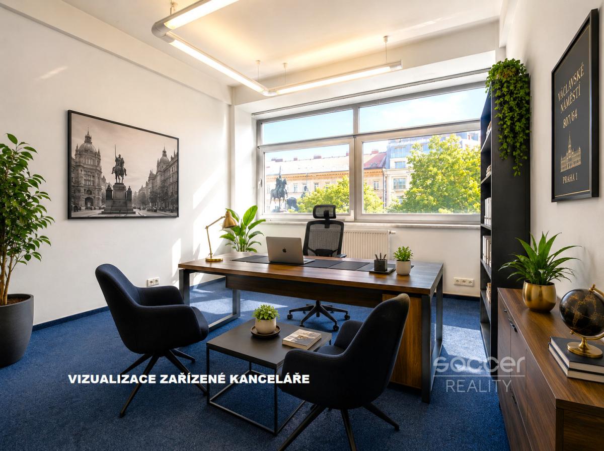 Pronájem reprezentativních kanceláří (85 m²)  - Václavské náměstí, Praha 1