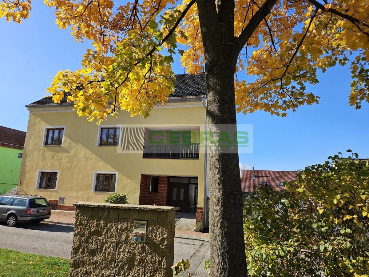 Pohled na průčelí domu