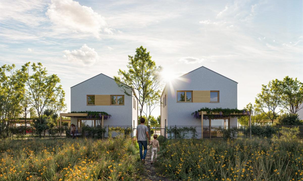 Signature Kolovraty - domy na klíč - západ slunce - developer GARTAL.jpg