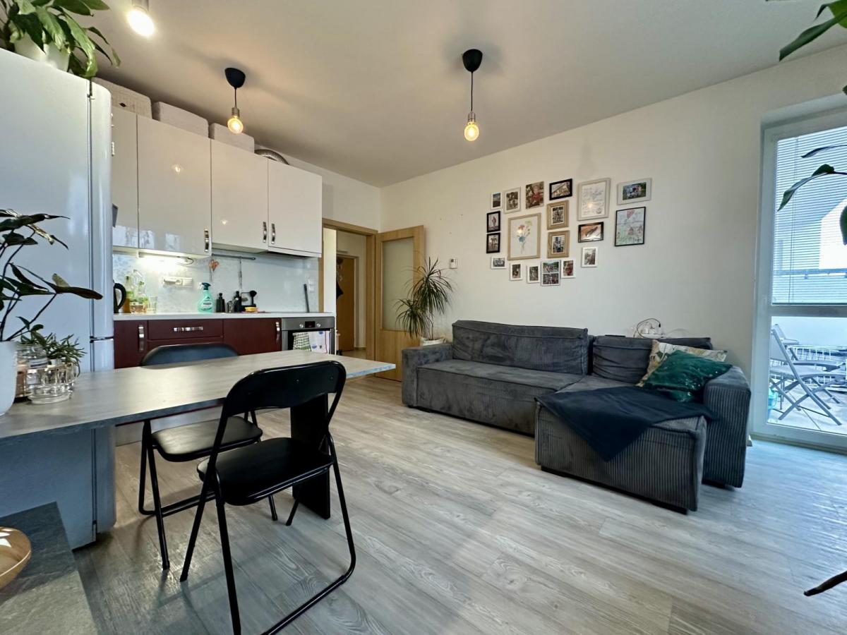 Pronájem bytu 2+KK 42,8 m + balkon 5 m + sklep, ul. Říčanská, Brno-Žebětín