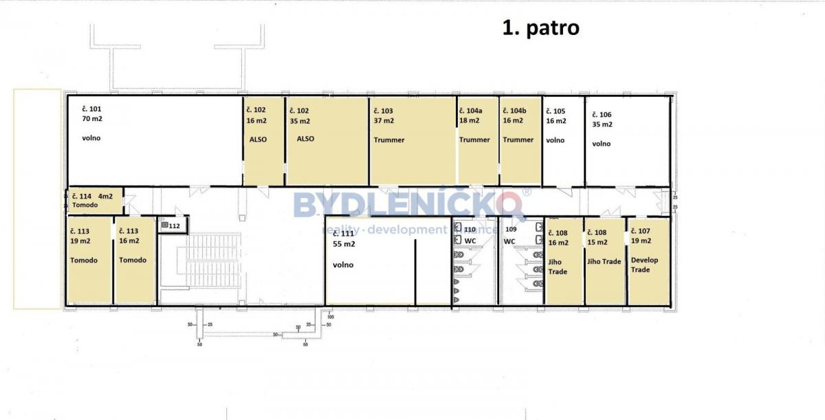 Pronájem kanceláří a obchodních prostor v Českých Budějovicích, poblíž centra