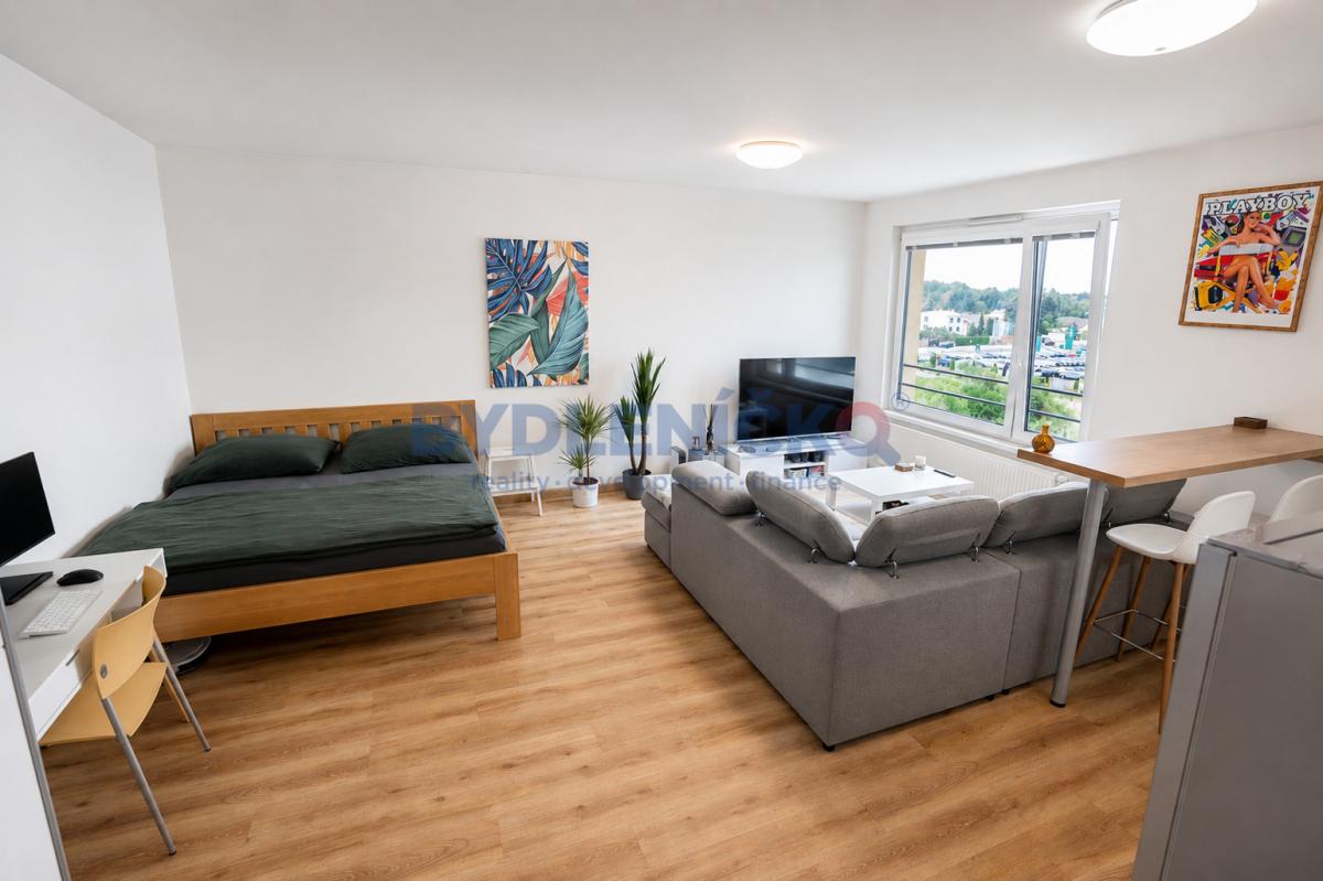 Prodej moderního bytu 1+kk, 45m2, České Budějovice, Vltava