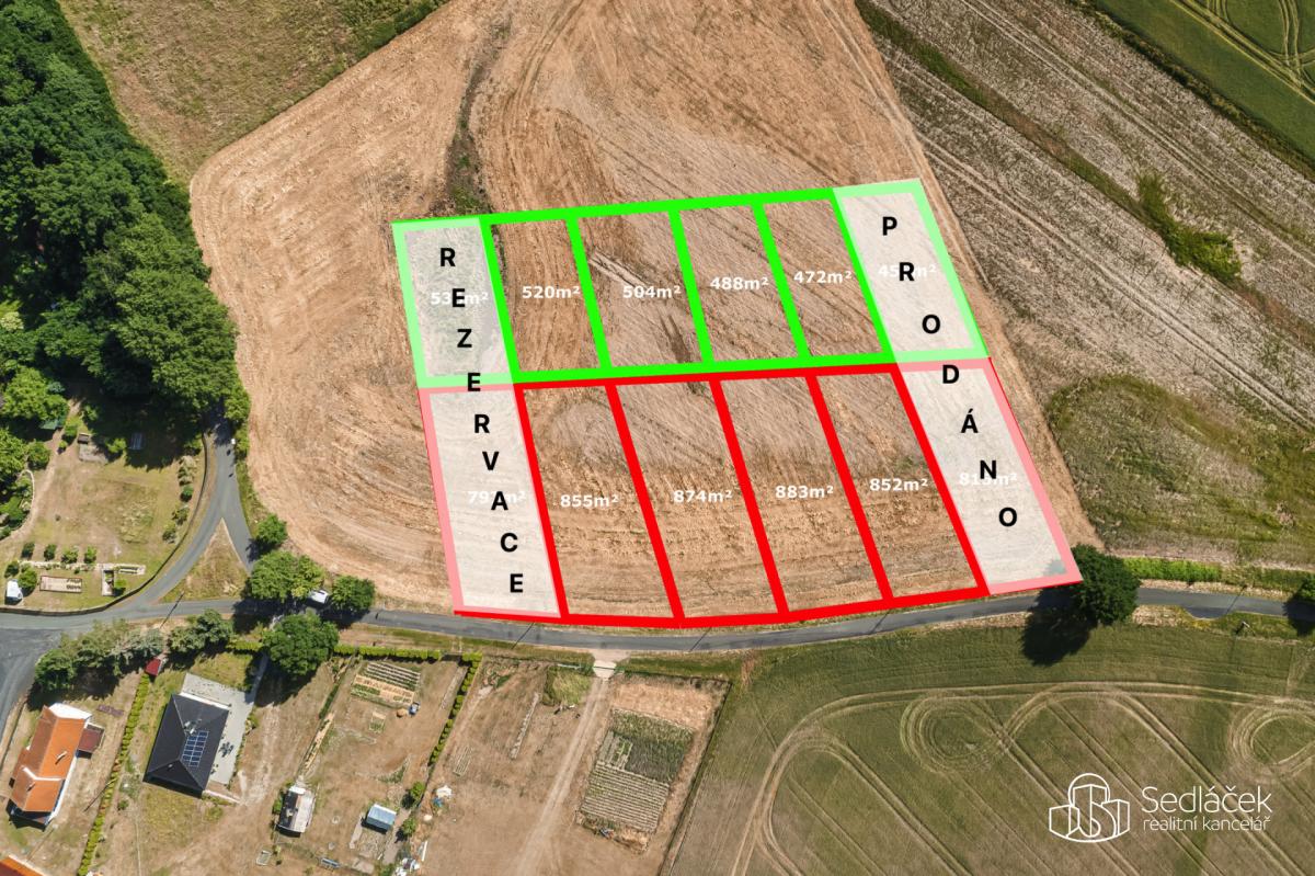 Pozemky pro výstavbu rodinných domů v Odravě - Dobroších