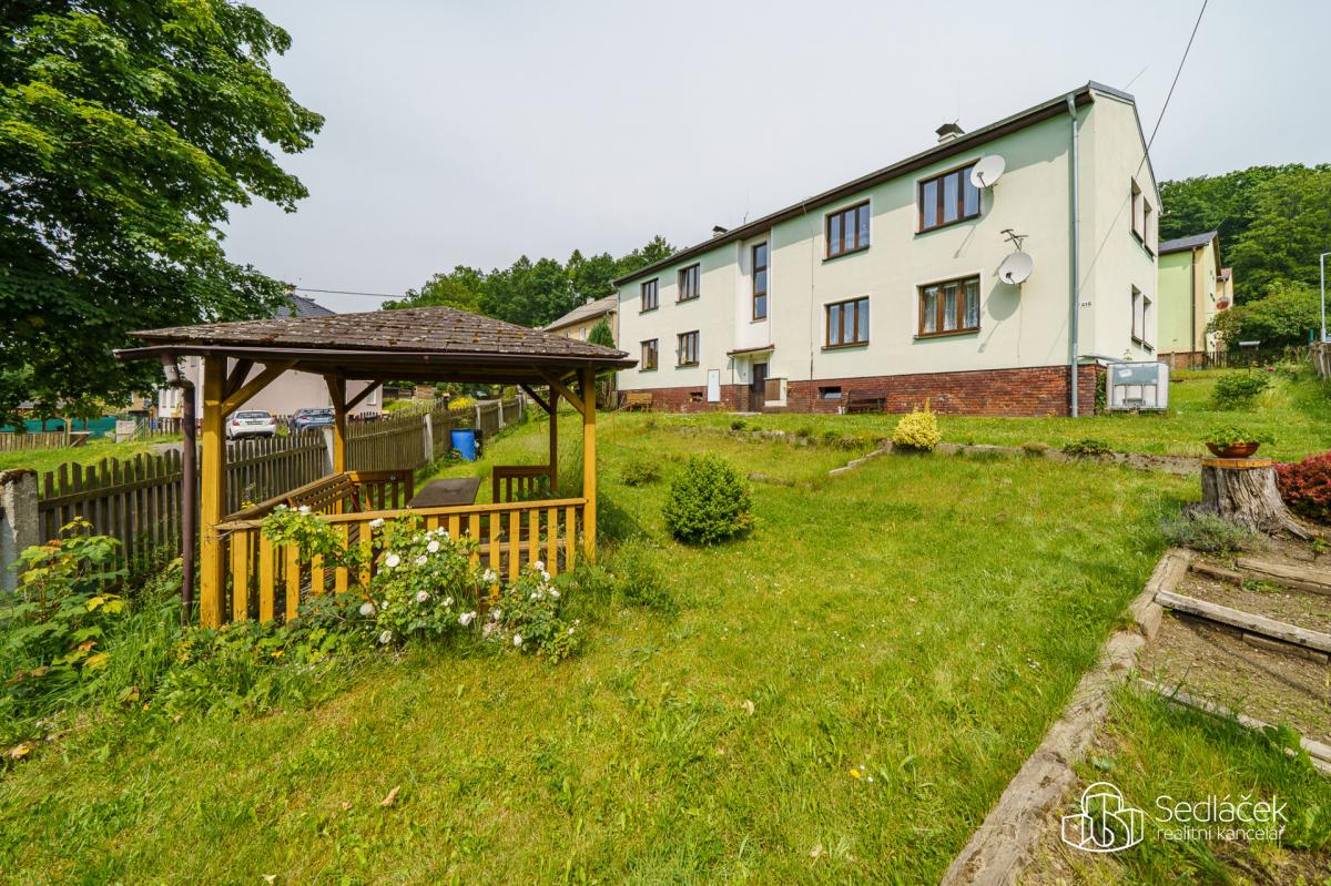 Bydlení s atmosférou domu – 3+1 se zahradou na Podlesí,Svatava