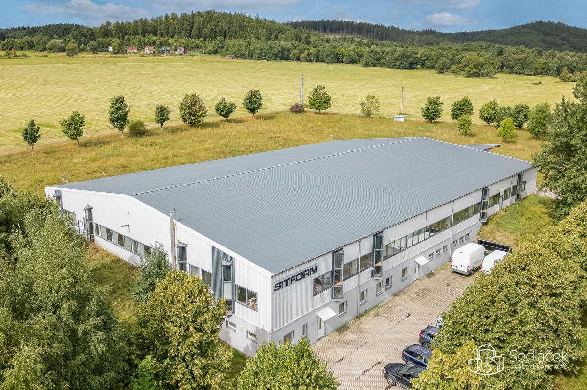 Výrobní / skladová hala – Krásno u Bečova (okres Sokolov)