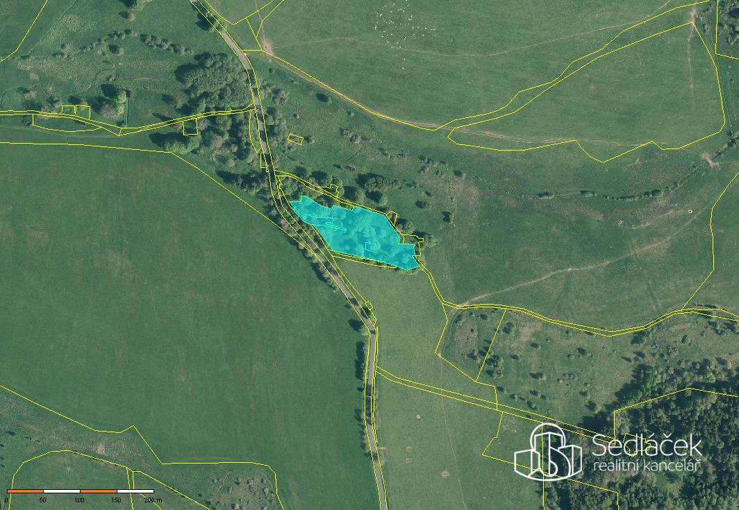 Prodej pozemků Čistá u Rovné