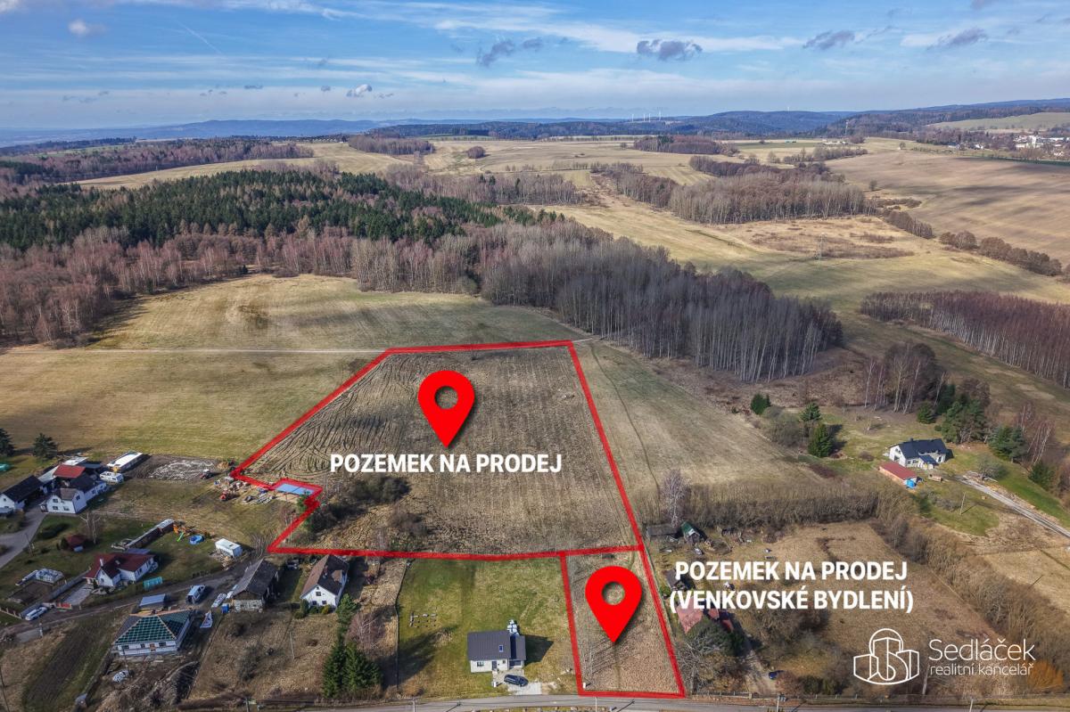 Prodej pozemku 20 262 m² – Anenská Ves u Krajkové