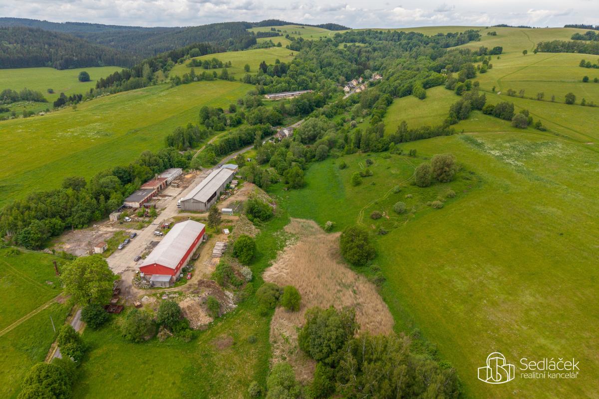 Prodej zemědělských pozemků 60 647 m²  Krásná u Kraslic .