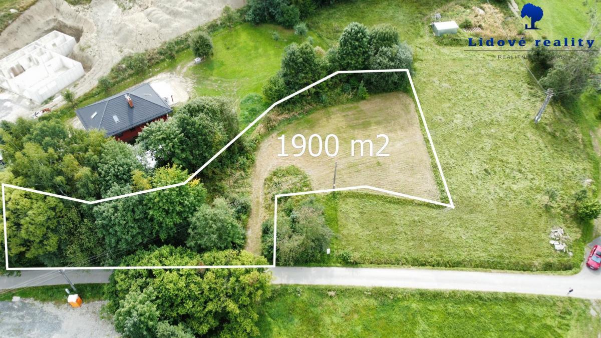 Prodej stavebního pozemku 1 900 m2 Písek