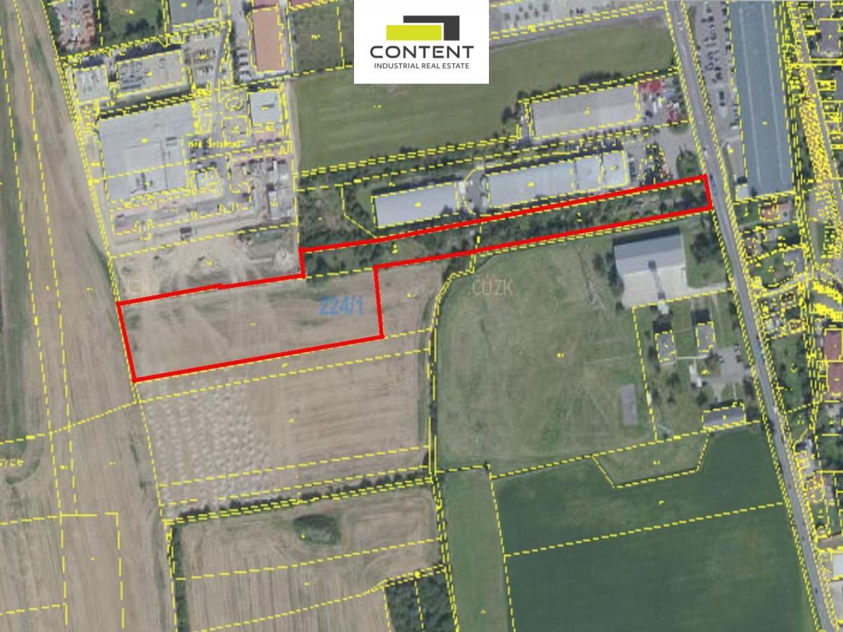 Exkluzivně pronájem venkovní plochy 16.327 m², Vestec u Prahy