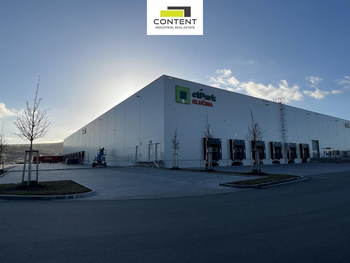 Pronájem kvalitních skladových, výrobních prostor 1.554 m², Brno - Blučina