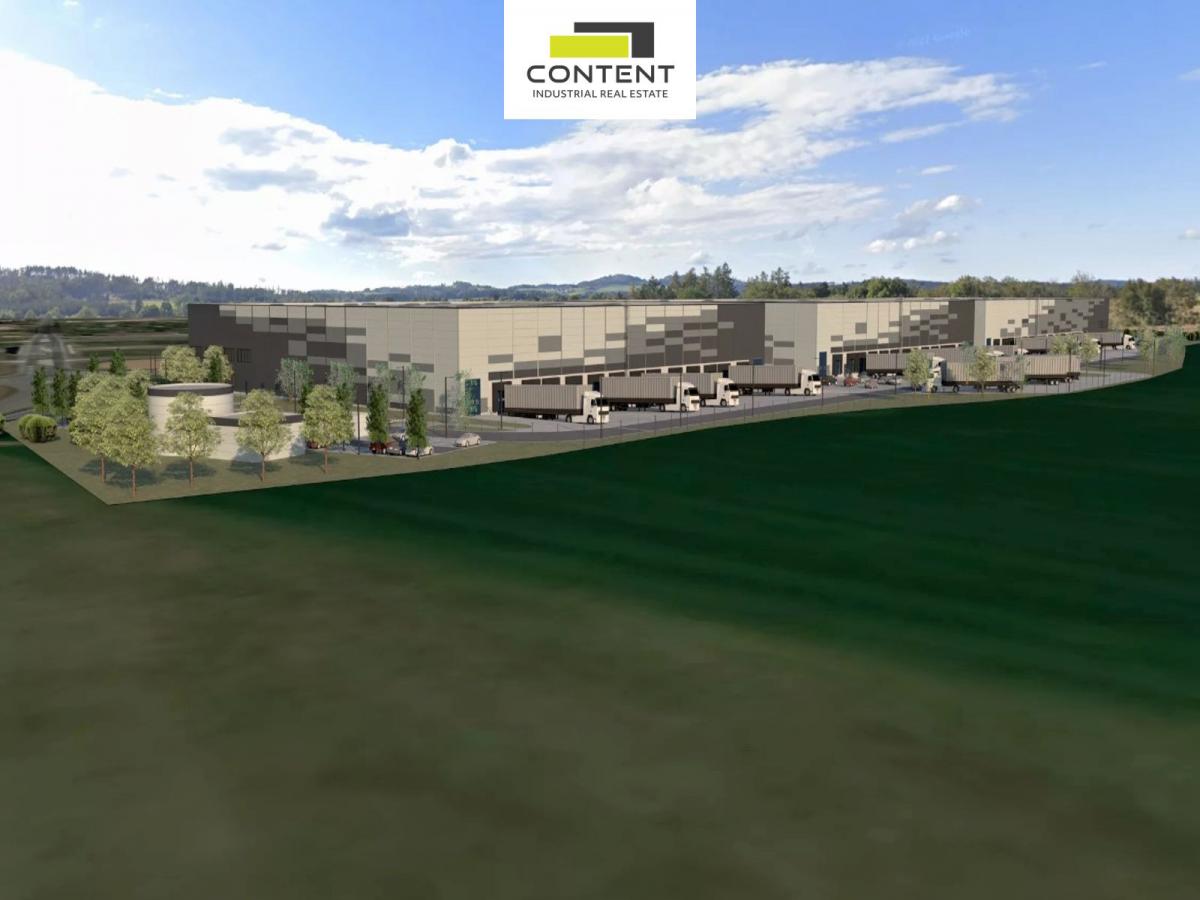 Pronájem novostavby skladu, výrobních prostor 7.800 m², Chotoviny, D3