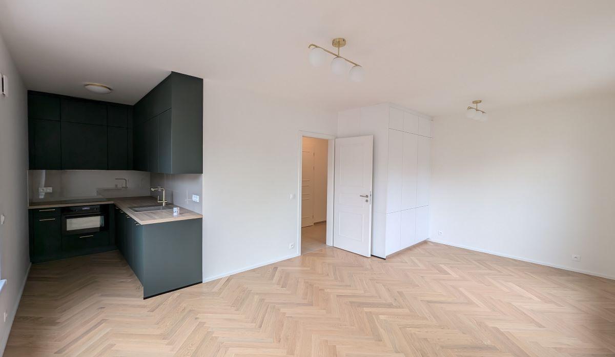 Pronájem nového bytu 1+kk, 40 m2, Praha 8