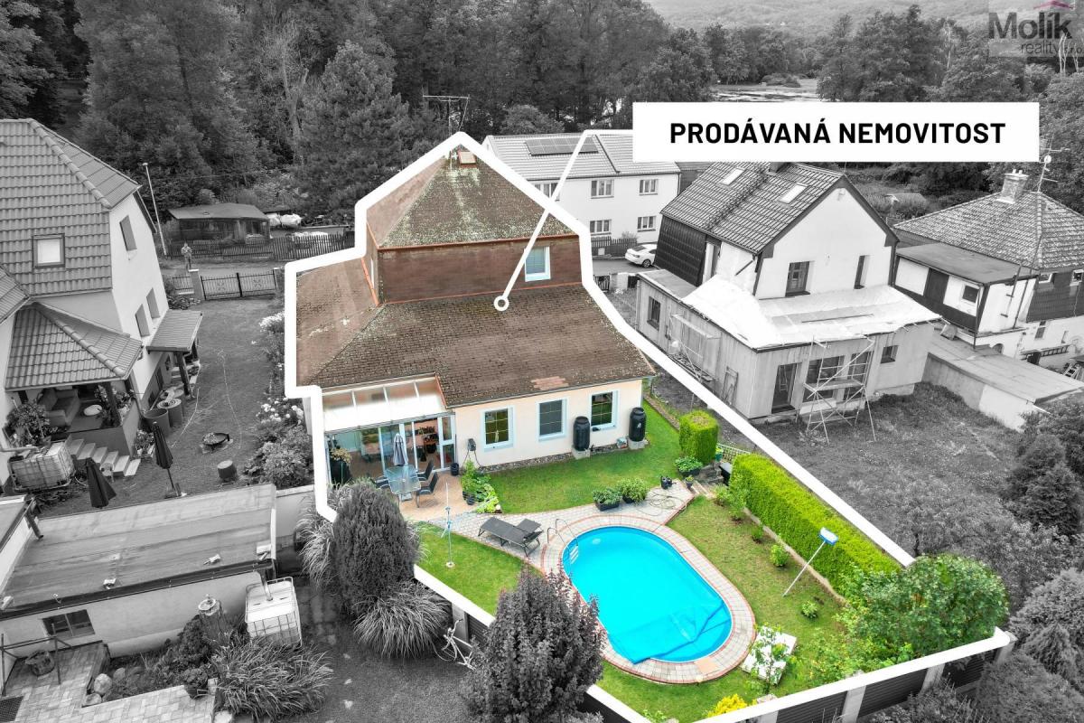 Rodinný dům 4+1 (117 m2) se zahradou a garáží v obci Proboštov, ulice Proboštovský sad 436/10.