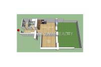 prodej novostavby bytu v OV, 2kk s terasou a vlastní zahradou, Zliv u ČB - 3D půdorys.jpg