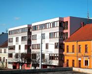 prodej nového bytu 2+kk s lodžií, balkonem a garážovým stáním, bytový dům Dobrovodská, Č. Budějovice - prodej bytu 2+kk, Dobrovodská, Č. Budějovice - pohled na dům