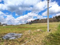 Pozemek určený ke stavbě 1559m2 Horní Planá - sleva - pozemek