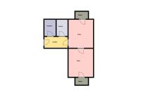 Prodej bytu 2+1/2x balkon, 44 + 2 m2, ulice Mírová, Milovice. - Foto 3
