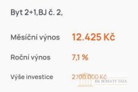 Investiční byt 1 + kk, cihla, 70 m2, Praha. - 11.jpg