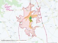 Prodej bytu 3kk s terasou a park. stáním v Rajhradě u Brna - Dosažitelná vzdálenost: kolo