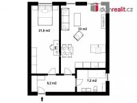 Pronájem, byt 2+kk, 74 m2, České Vrbné, České Budějovice - 2