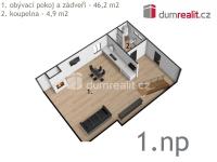 Prodej novostavby r. 2019, 102 m2, pozemek 605 m2, Top lokalita - Slapy - 20