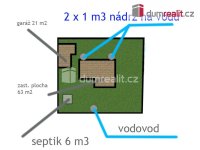 Prodej nemovitosti se stavebním pozemkem, 100 m2, pozemek 435 m2, Hradíštko, Praha - Západ - 30