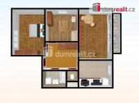 Světlý byt 3+1 (75 m2) s balkonem (5 m2), 1.patro, 2NP, cihla, Praha 4 - Podolí - 5