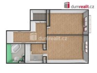 Svěrlý byt 2+1 s balkonem, 62 m2 + 2,9 m2 balkon, 1.patro, OV, cihla Praha 10 - 6