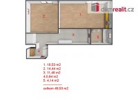 Nový byt 2+kk, 50 m2, společná zahrada 250 m2, parkovací stání, 2.patro, cihla, Praha 4 - Krč - 4