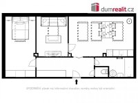 Pronájem, byt 2+1, 40 m2, terasa, Na Zlaté stoce, České Budějovice - 3