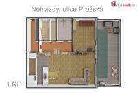 Prostorný mezonetový byt 5+kk/T/PS, 118 m2 + 23 m2 terasa, 1.p + 2.p (2NP + 3NP), OV, cihla 2006, Nehvizdy - 13