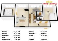 Prodej bytu, 3+1, 70,54 m2, Fr. Ondříčka - 11