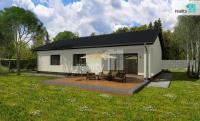Prodej rodinného domu-bungalov 4+kk 108 m2 s krytou terasou, pozemek 1118 m2. Týnec nad Sázavou-Čakovice