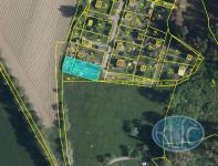 Prodej rekreační chaty 15m2 se zahradou 503m2, Pelhřimov - Hodějovice - mapa pozemku Hodějovice.jpg