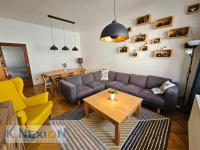 Byt 3+1 110 m2, Bayerova, Brno-Veveří - Obývací pokoj s jídelnou