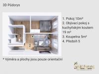 Prodej, byt,DB, 2+kk, 39 m2, ul. Pražská, Teplice, - 3D PRAŽSKÁ .jpg