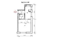 Prodej bytu 1+1, 24 m2, OV Vyškov - byt číslo 4.JPG