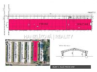 Pronájem haly - Zaluží u Slavče u Trhových Svinů - hala č.2