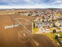 prodej stavebního pozemku - bytové domy nebo dům s pečovatelskou službou, 2948 m2, Dolní Třebonín