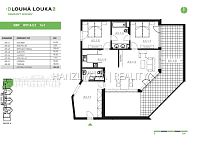 Prodej nadstandardního bytu 3+1 v 5.NP s terasou, byt A.5.1, rezidence DLOUHÁ LOUKA 2.etapa - Půdorys bytu