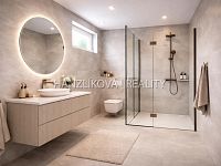 Rodinné bydlení bez starostí o dům,6+kk, 152 m², velká terasa, byt 4B, sekce B, BYTY CENTRUM ROŽNOV - vizualizace interiéru